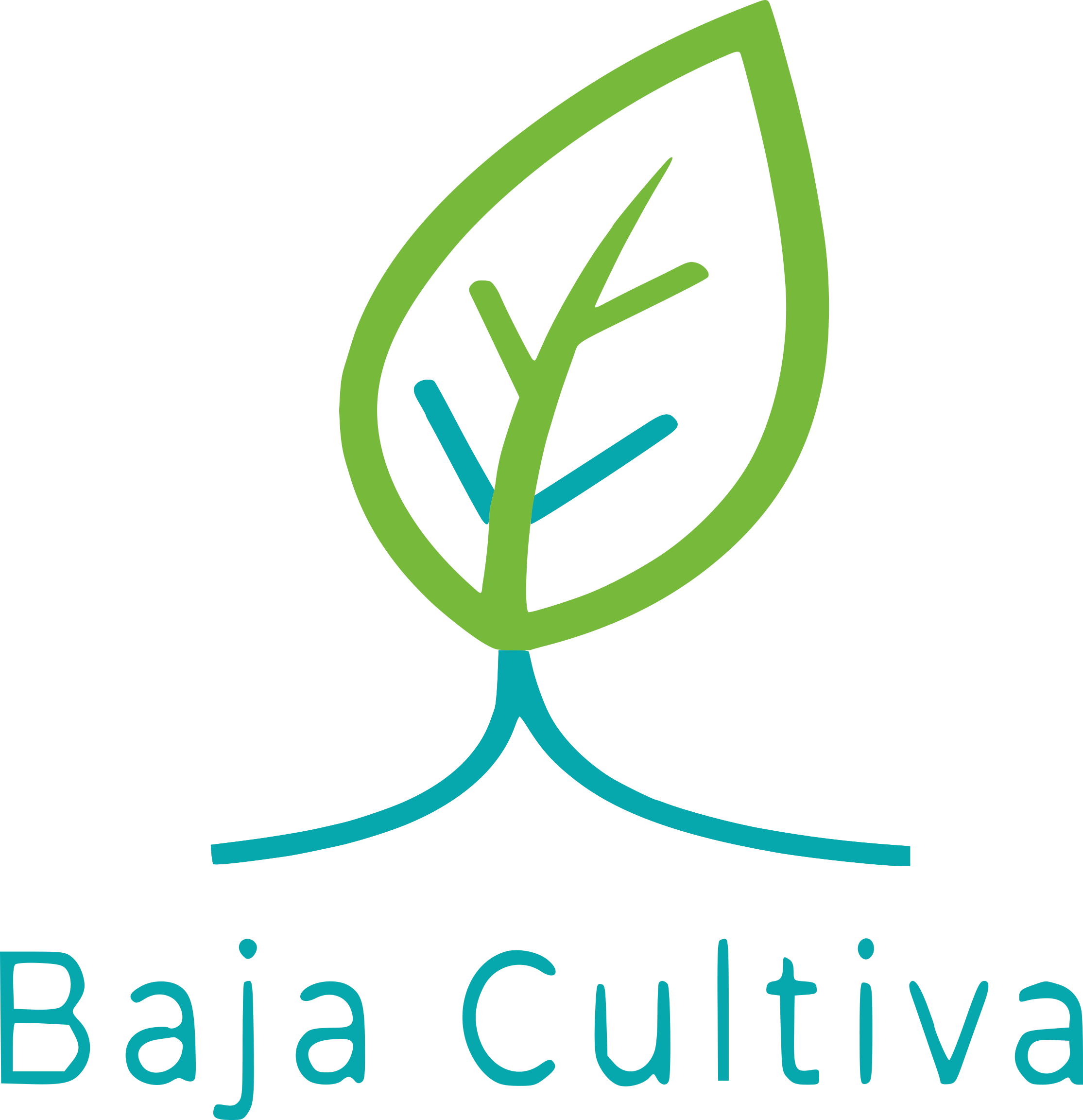 Logotipo de Baja Cultiva con Pixca / Baja Cultiva logo with Pixca
